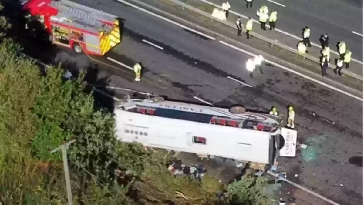 حادث مروع ومُرعب إثر انقلاب 